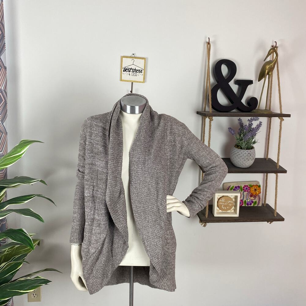 Barefoot Dreams Taupe CozyChic Lite Circle Cardi